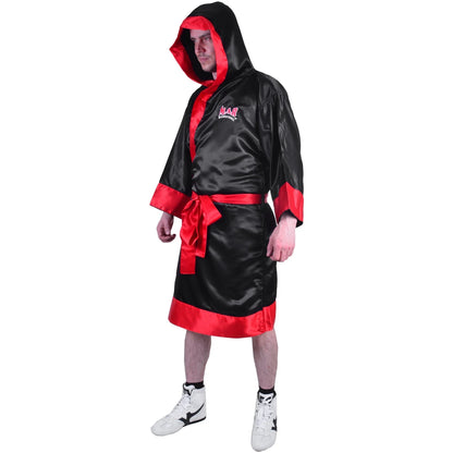 MAR-097C | Red & Black Boxing & Kickboxing Robe - Robes