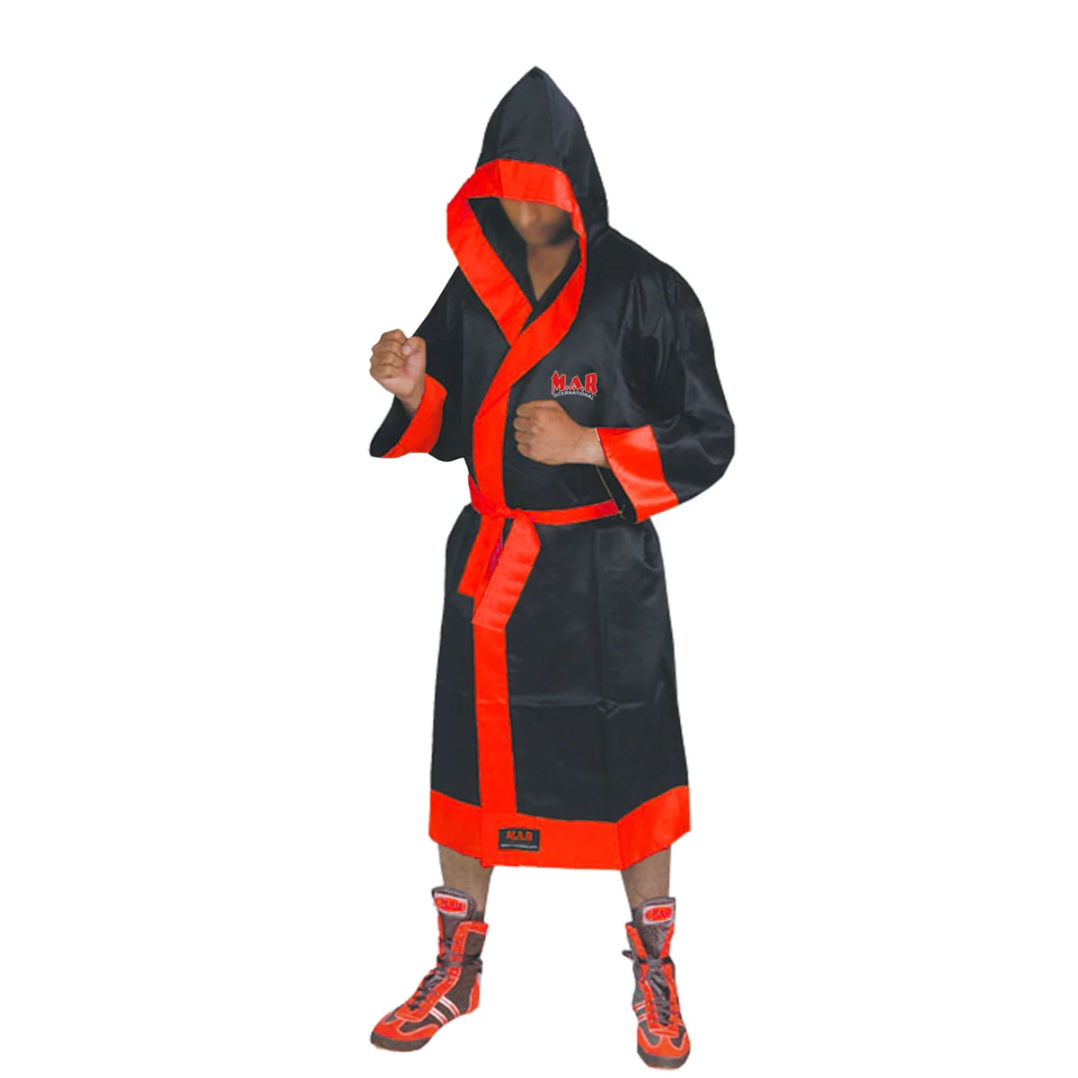 Uk Boxing Robe Black/Red Boxing & Kickboxing Robes, Gowns & Attire | Gymwear | MAR ...