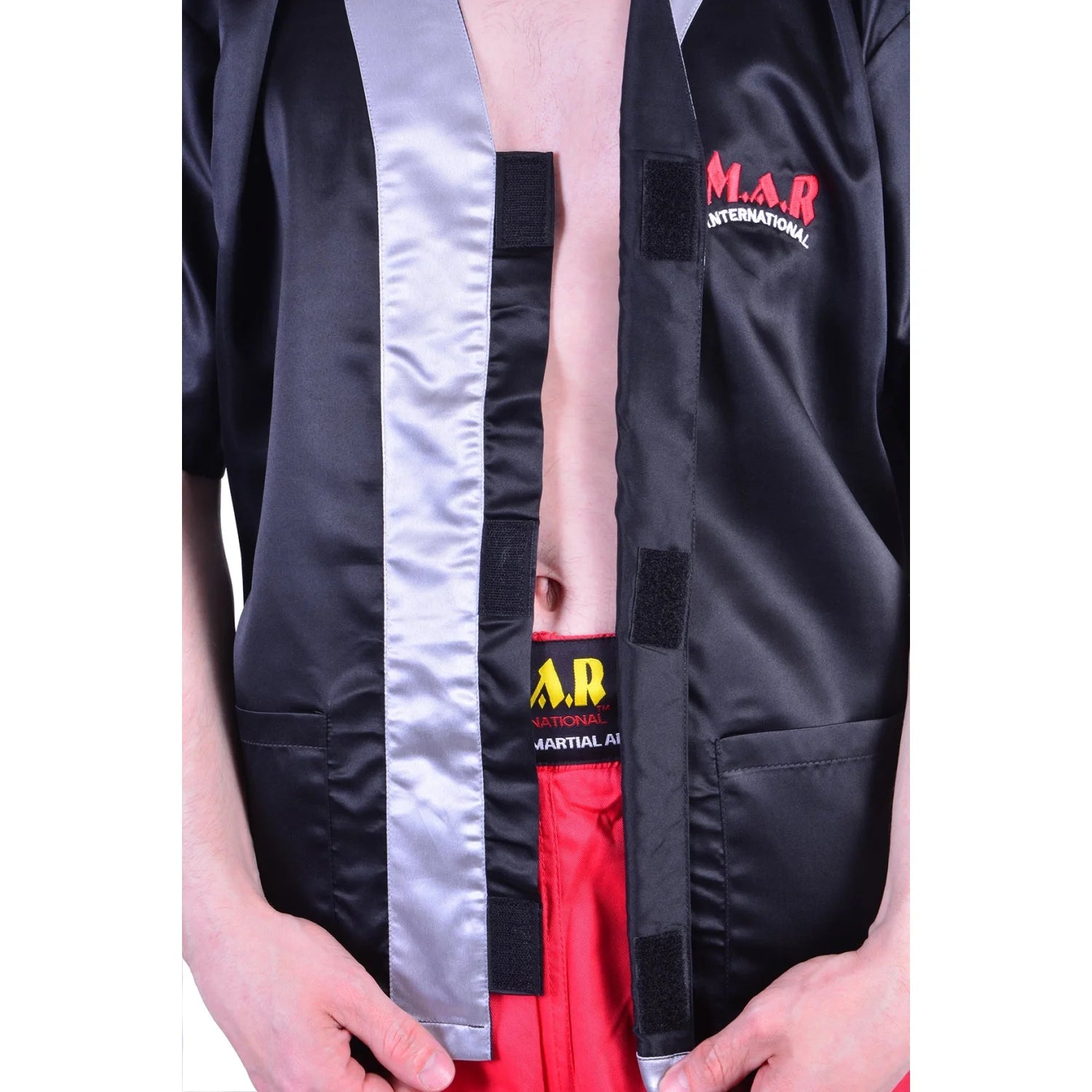 MAR-099B | Black Boxing Cornerman’s Jacket - Robes
