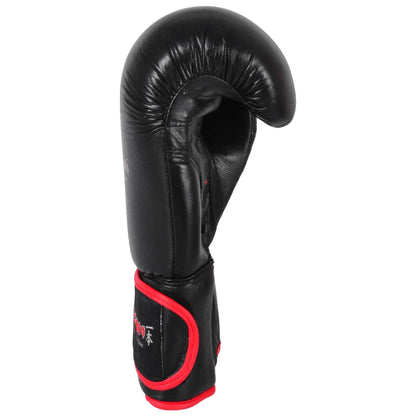 MAR-106B | Black IPPON Genuine Cowhide Leather Boxing Gloves - Gloves