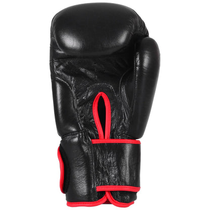 MAR-106B | Black IPPON Genuine Cowhide Leather Boxing Gloves - Gloves