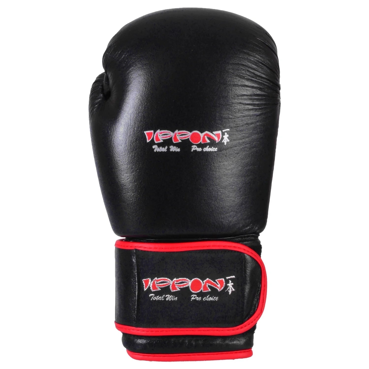MAR-106B | Black IPPON Genuine Cowhide Leather Boxing Gloves - Gloves