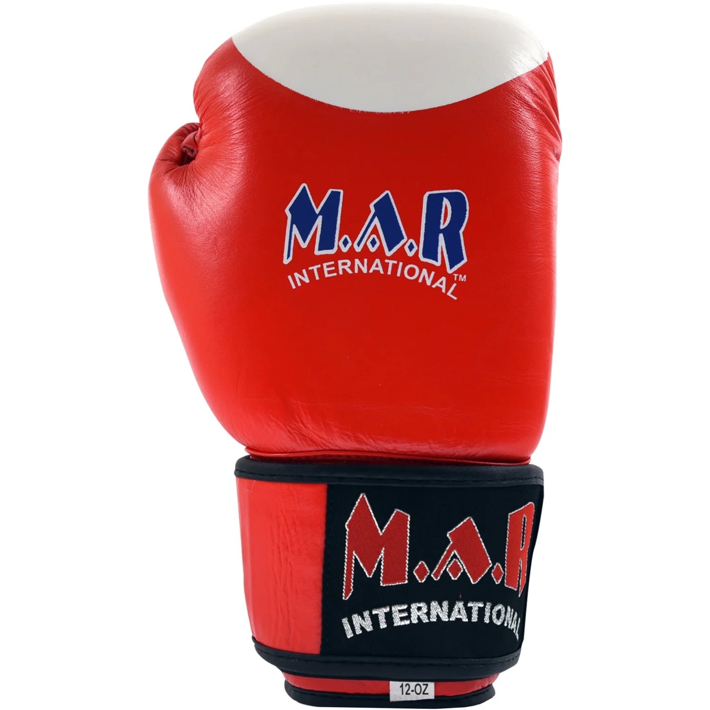 MAR-107B | Red Genuine Cowhide Leather Boxing/Kickboxing Gloves - Gloves