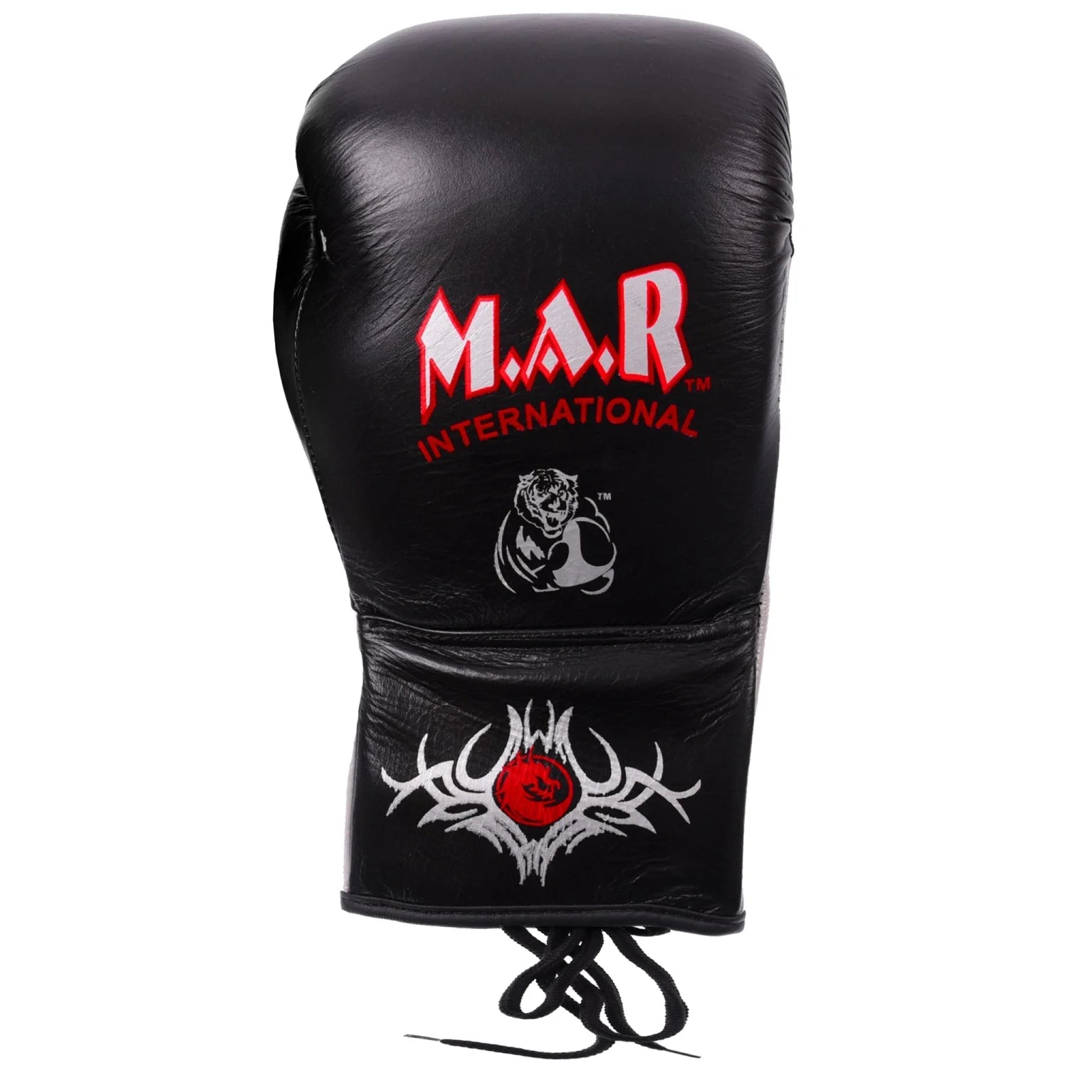 MAR-108A | Black Genuine Cowhide Leather Boxing Gloves/Kickboxing - Gloves