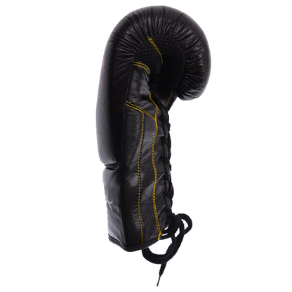 MAR-108A | Black Genuine Cowhide Leather Boxing Gloves/Kickboxing - Gloves