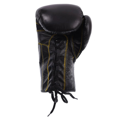 MAR-108A | Black Genuine Cowhide Leather Boxing Gloves/Kickboxing - Gloves