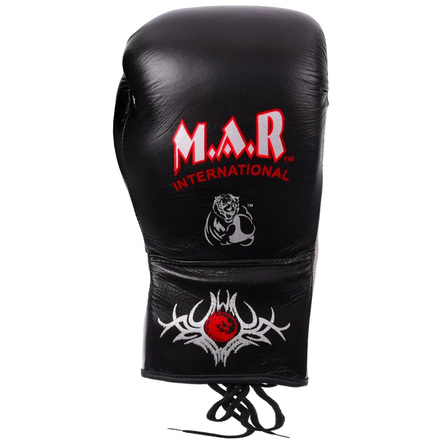 MAR-108B | Black Genuine Cowhide Leather Boxing Gloves/Kickboxing - Gloves