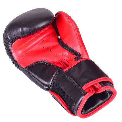 MAR-111 | Black & Red Boxing & Kickboxing Gloves - Gloves
