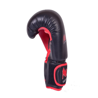 MAR-111 | Black & Red Boxing & Kickboxing Gloves - Gloves