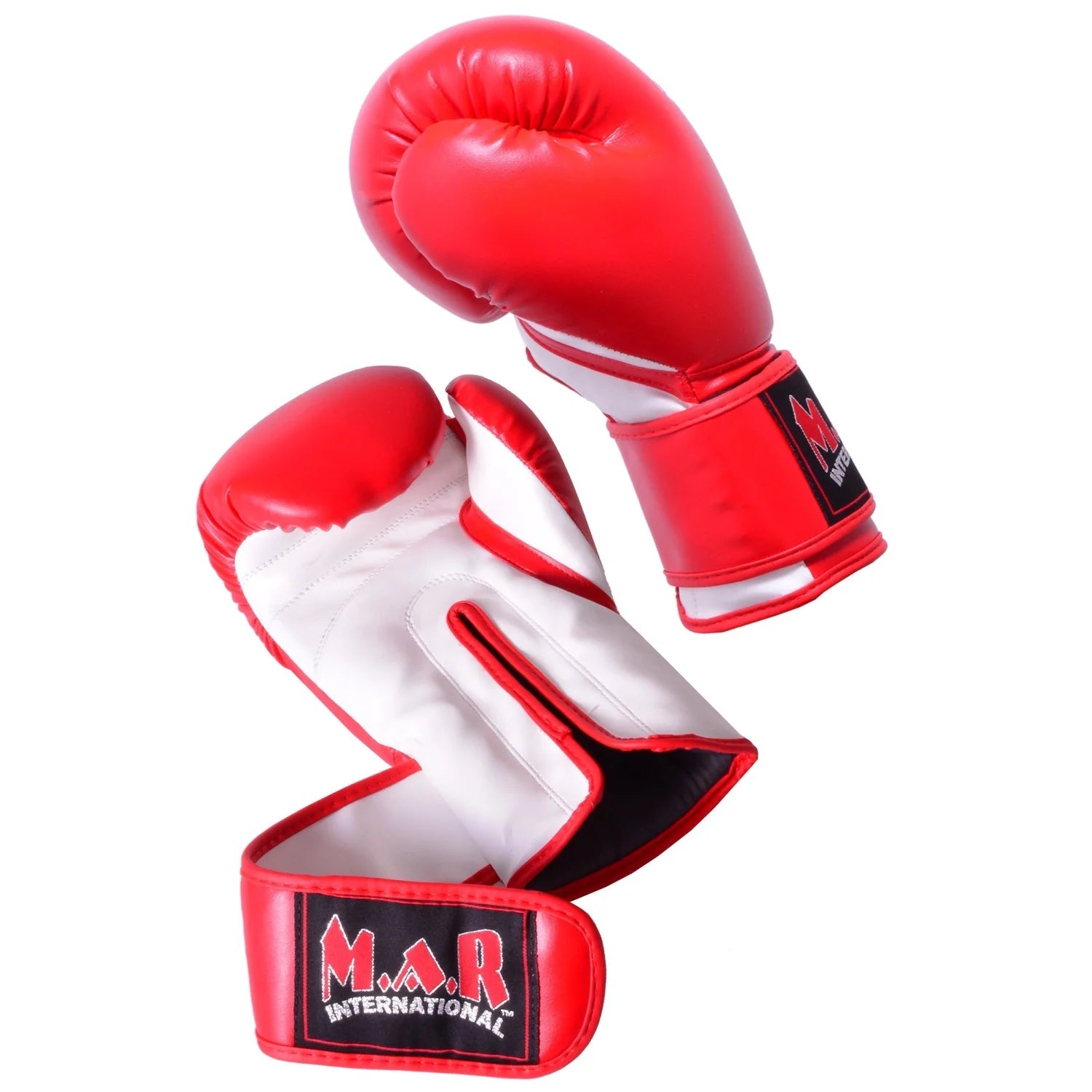 MAR-112B | Red Boxing & Kickboxing Gloves - Gloves