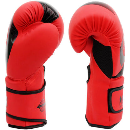MAR-113C | Red Boxing & Kickboxing Competition Gloves - Gloves