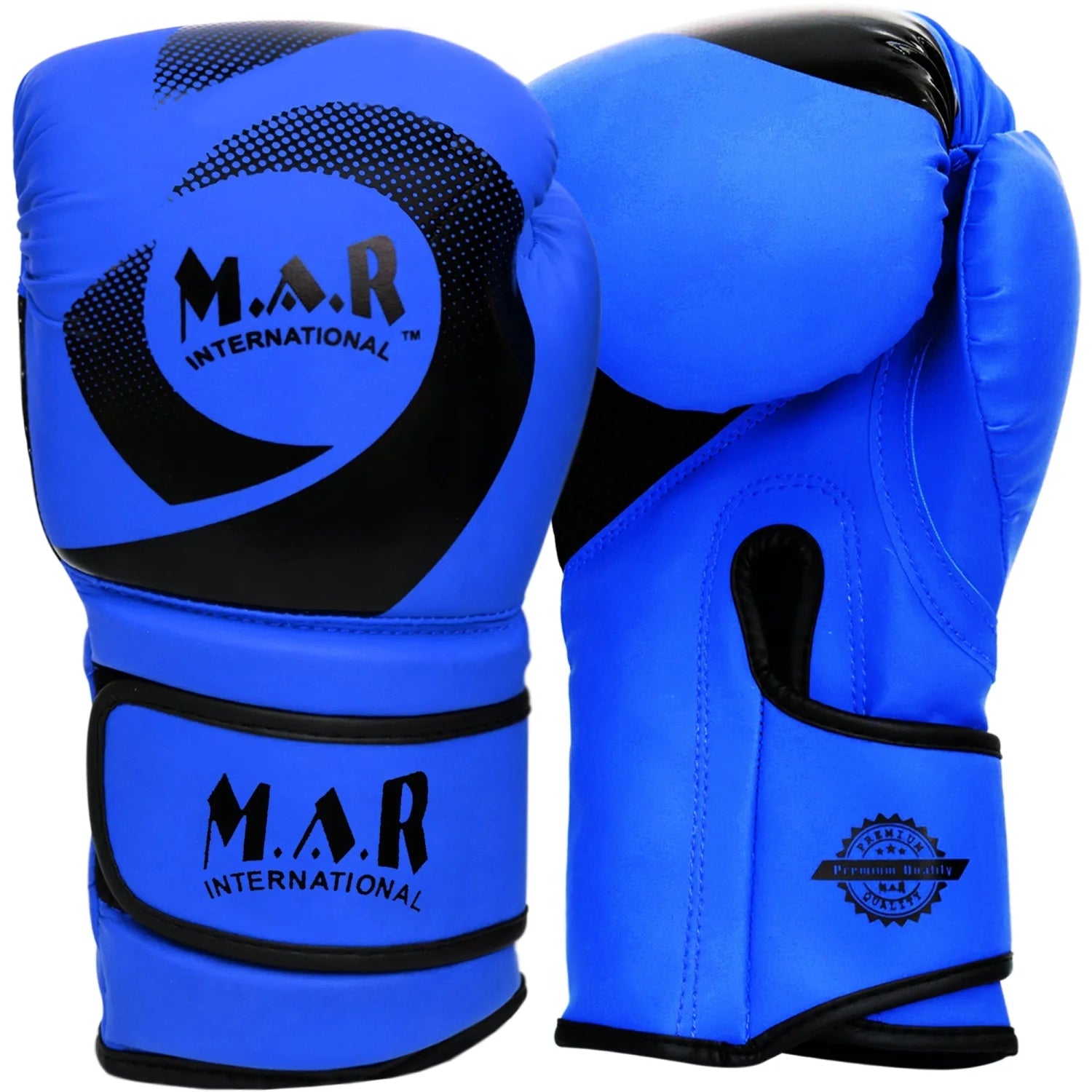 MAR-113D | Blue Boxing & Kickboxing Competition Gloves - Gloves