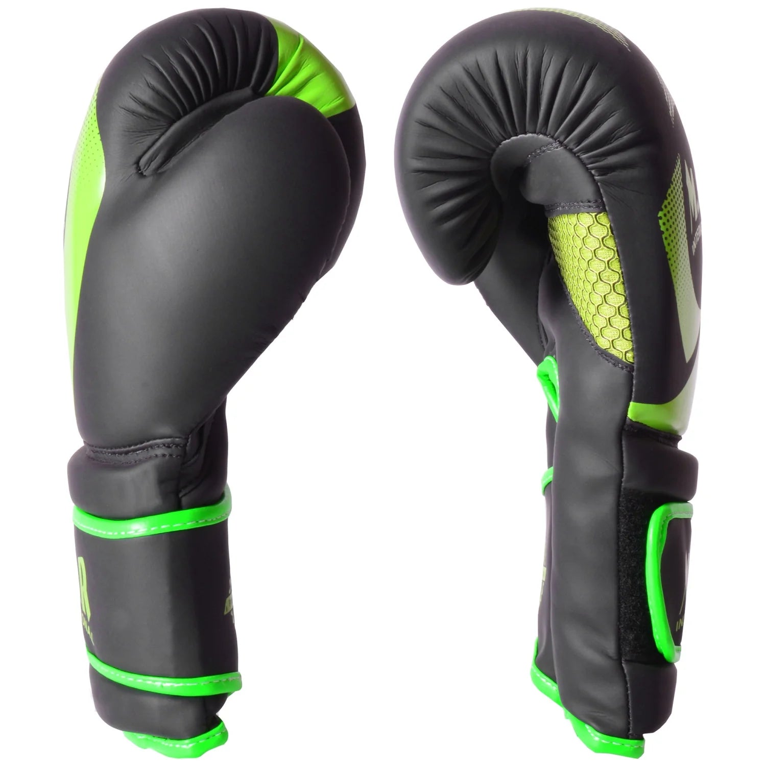 MAR-113E | Green Boxing & Kickboxing Competition Gloves - Gloves