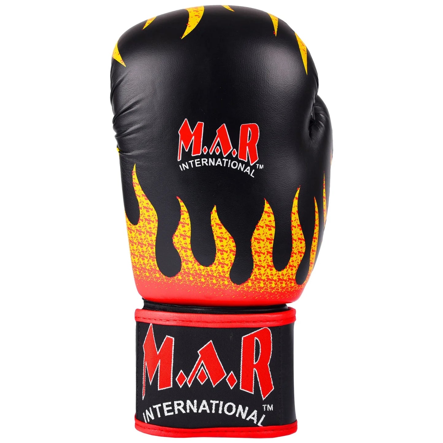 MAR-118A | Flame Print Boxing & Kickboxing Gloves - Gloves