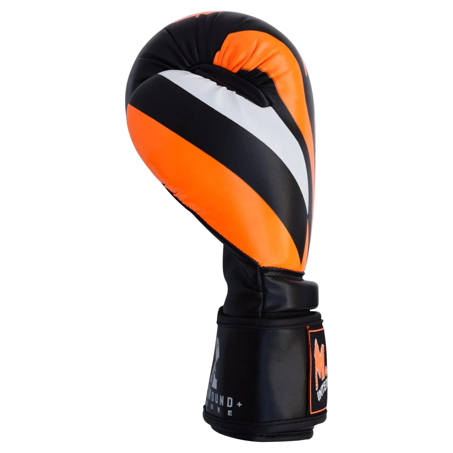 MAR-118C | Orange & Black Tiger Print Boxing & Kickboxing Gloves - Gloves