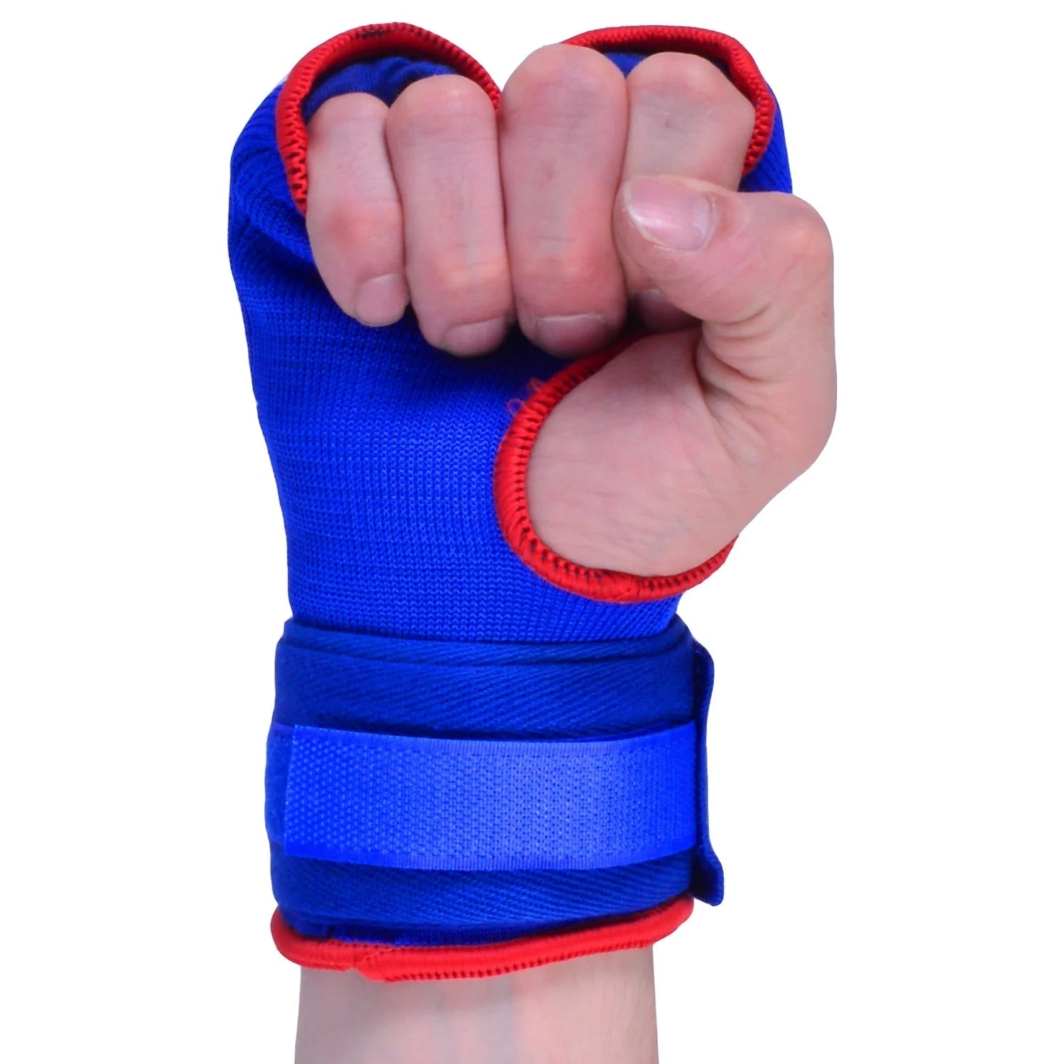 MAR-119C | Blue Hand Wrap Mitts w/ Padded Knuckles - Small Accessories