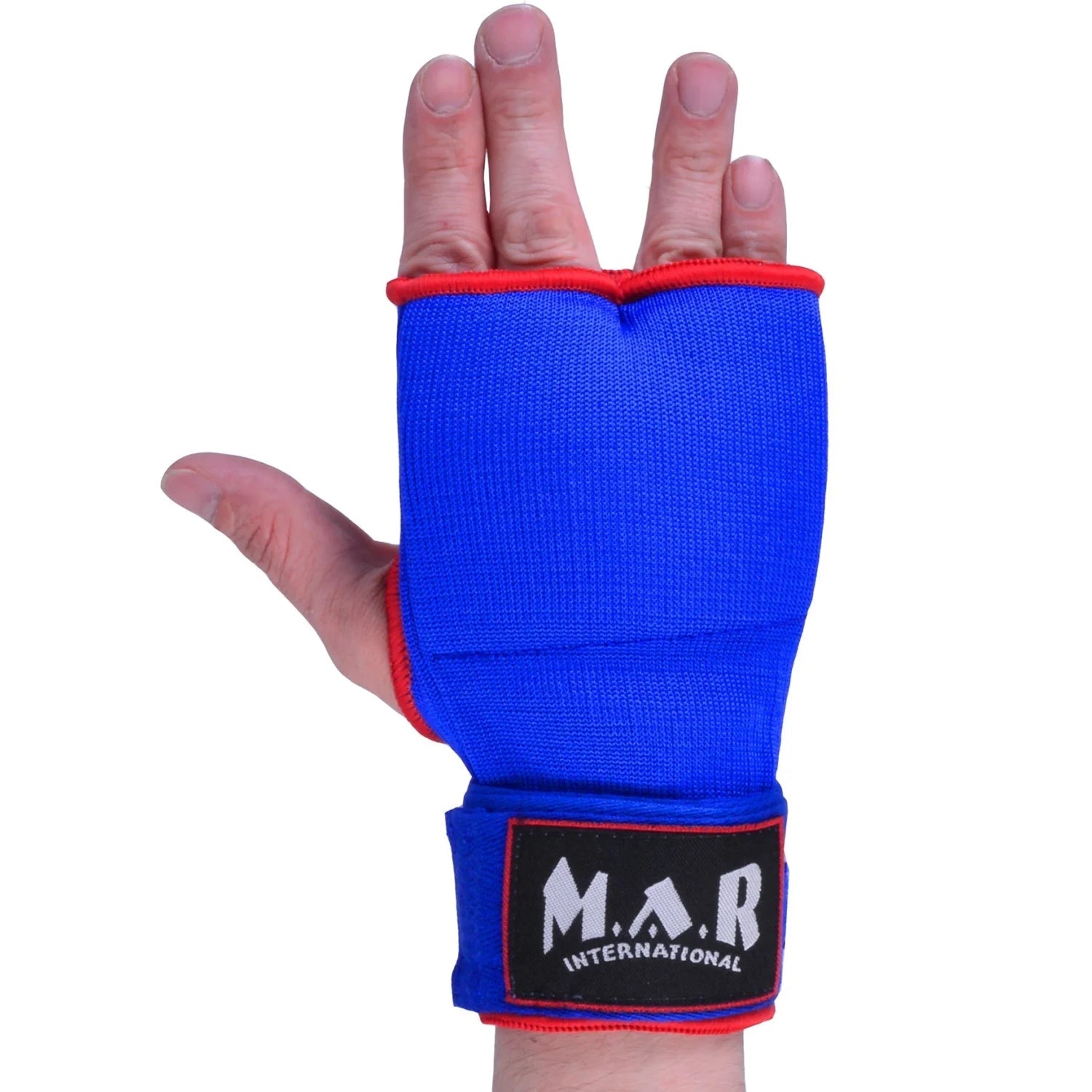 MAR-119C | Blue Hand Wrap Mitts w/ Padded Knuckles - Small Accessories