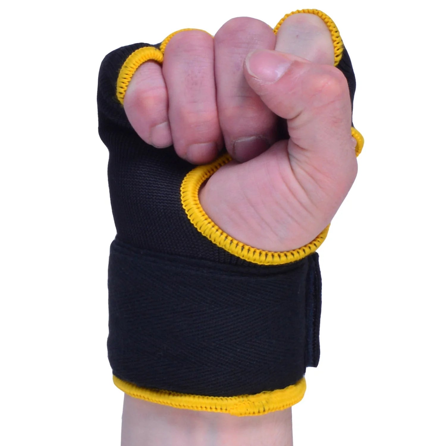 MAR-119D | Black Hand Wrap Mitts w/ Gel Padded Knuckles - Small Accessories
