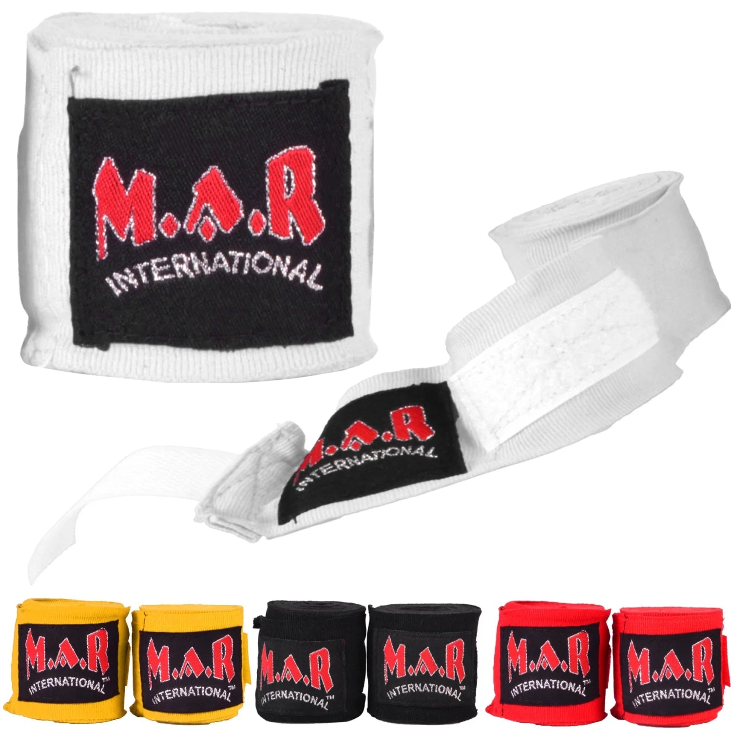 MAR-120C | White Boxing/Martial Arts Hand Wraps - Small Accessories