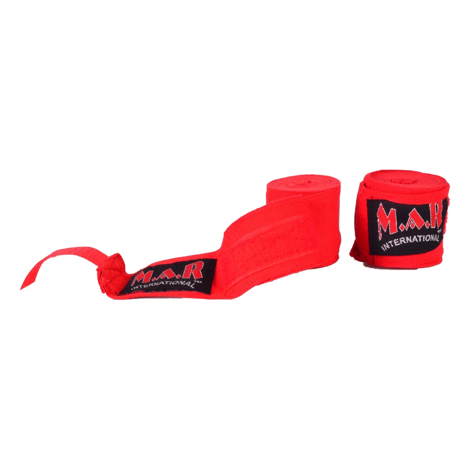 MAR-121A | Red Elasticated Boxing & Martial Arts Hand Wraps - Small Accessories