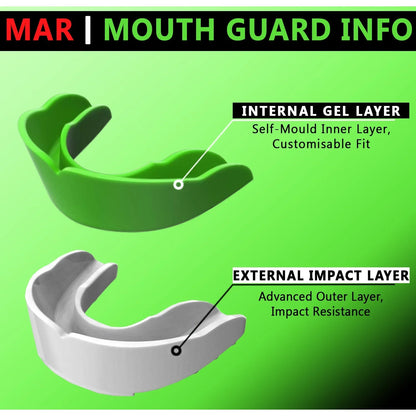 MAR-123B | Green Gel Mouth Guard/Gum Shield - Small Accessories