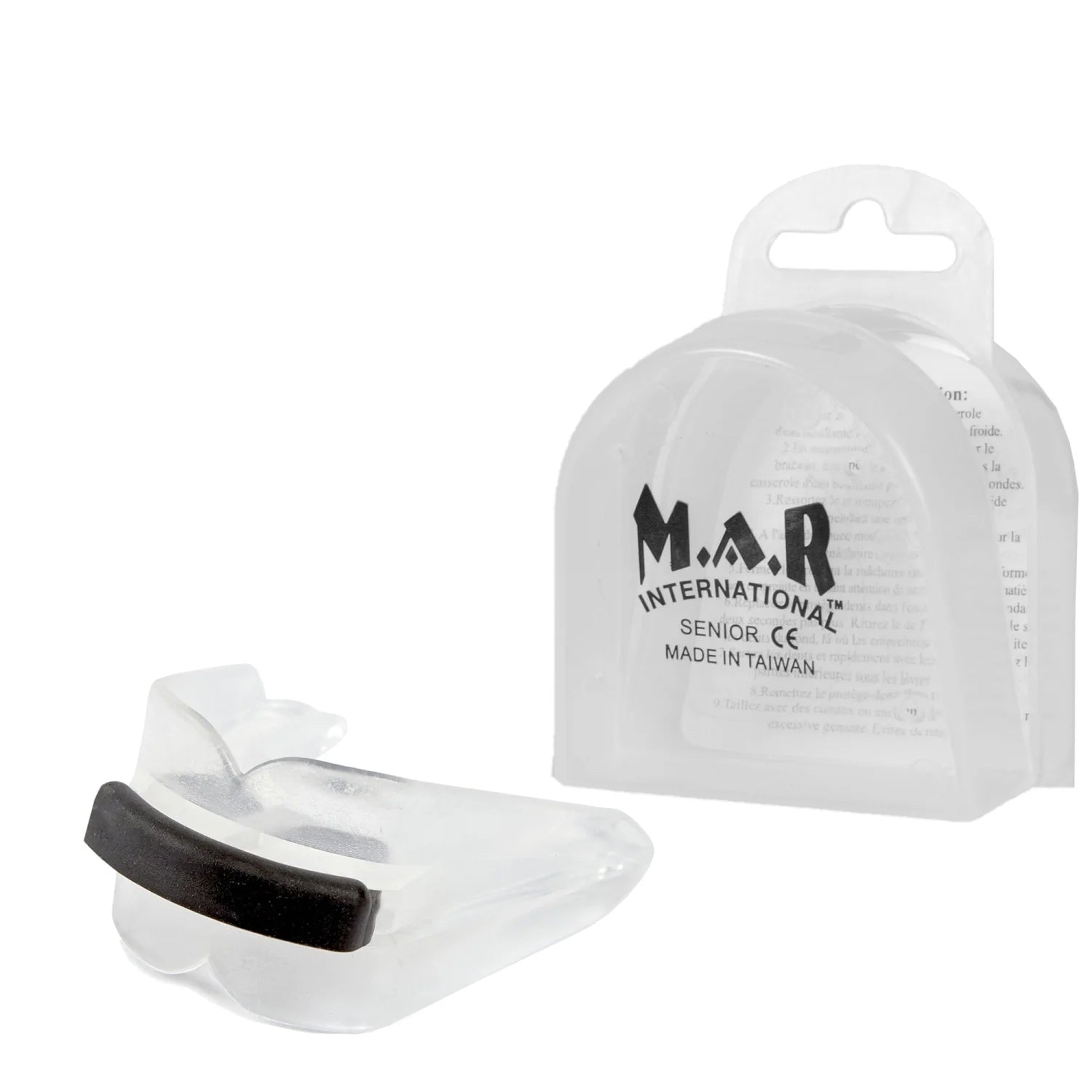 MAR-123C | Clear Double Boxing Mouth Guard/Gum Shield - Small Accessories
