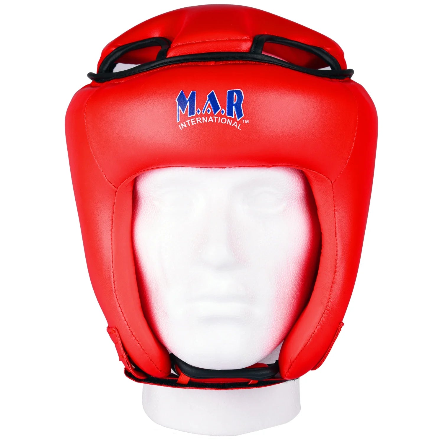 MAR-127A | Red Kickboxing/Boxing Head Guard For Training - Head Guard