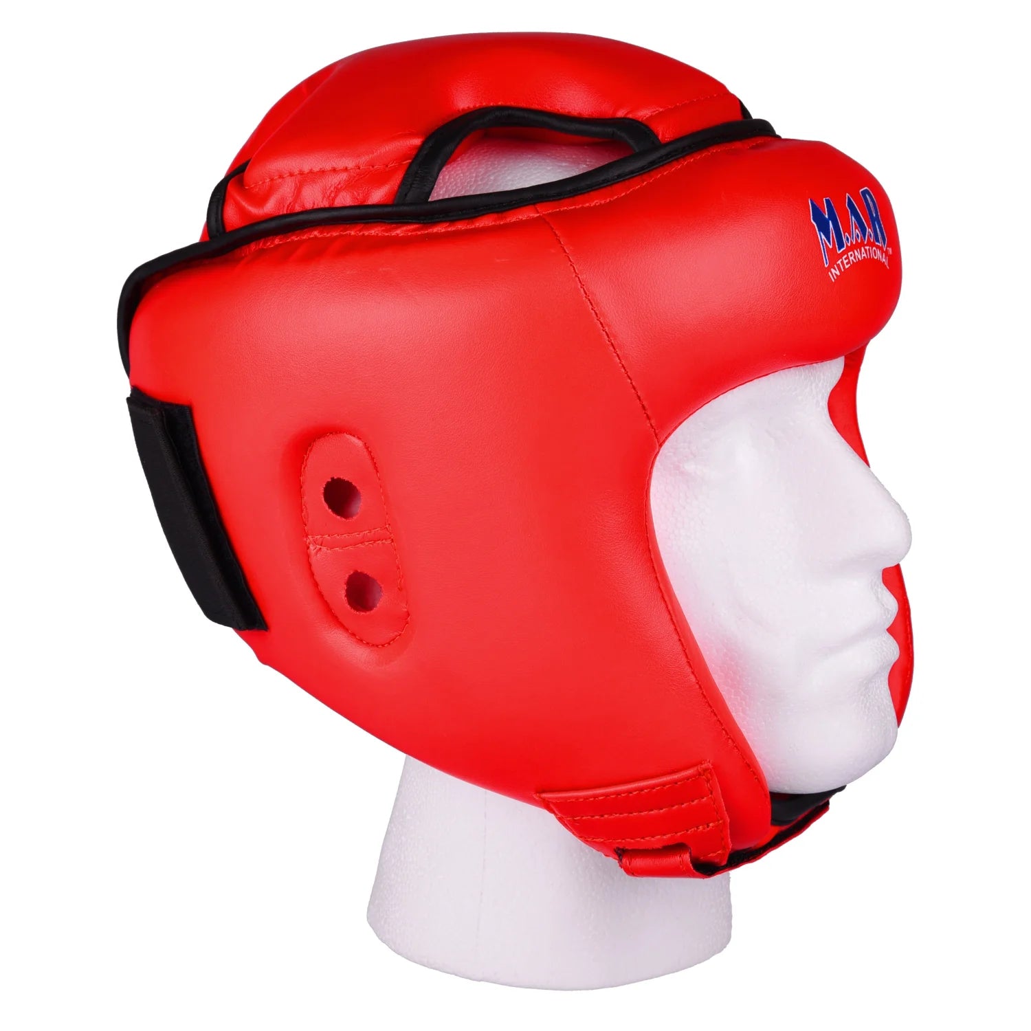 MAR-127A | Red Kickboxing/Boxing Head Guard For Training - Head Guard