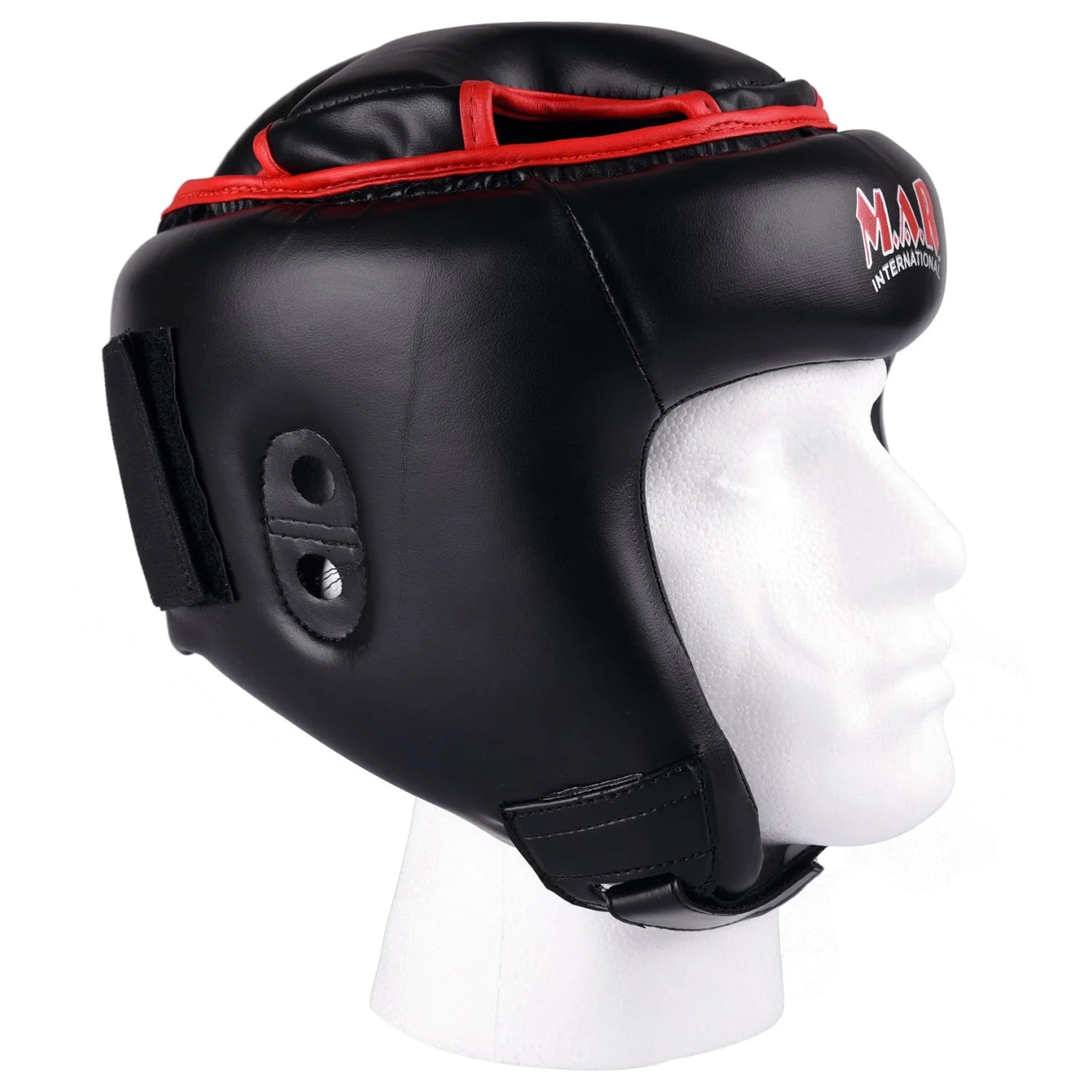 MAR-127B | Black Kickboxing/Boxing Head Guard For Training - Head Guard