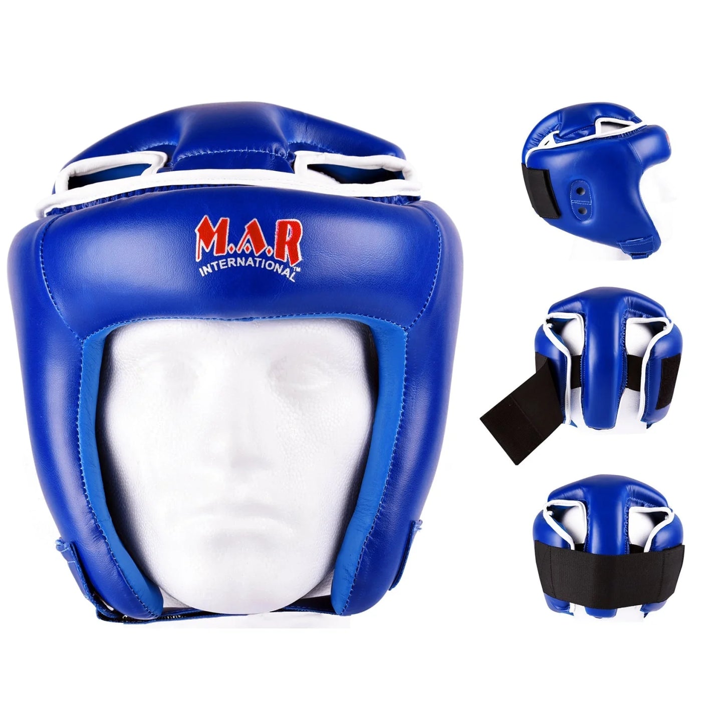 MAR-127C | Blue Kickboxing/Boxing Head Guard For Training - Head Guard
