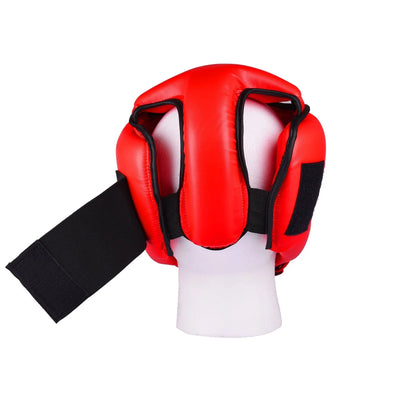 MAR-128A | Red Kickboxing & Thai Boxing Competition Head Guard - Head Guard