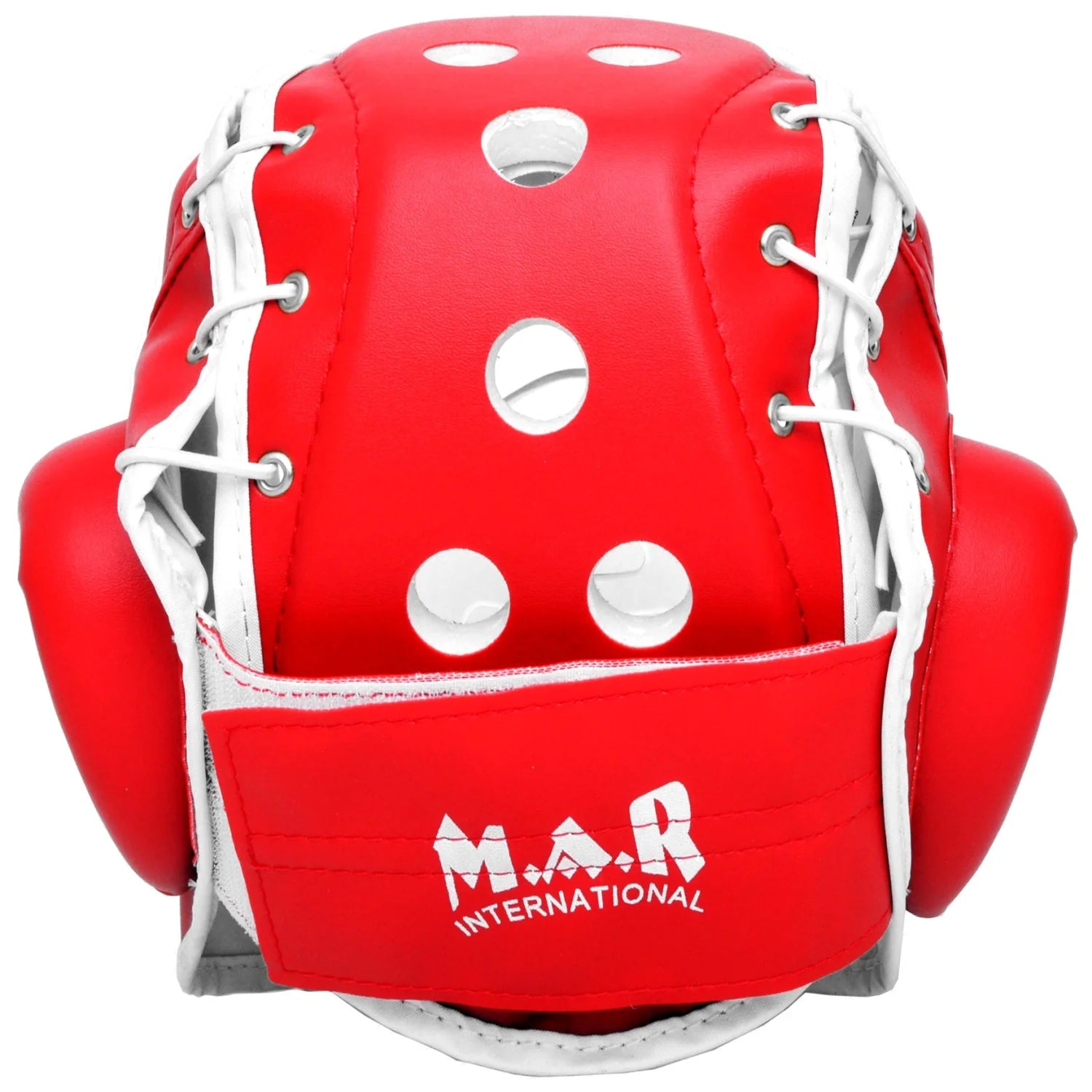 MAR-133A | Red Transparent Mask Head Guard - Head Guard