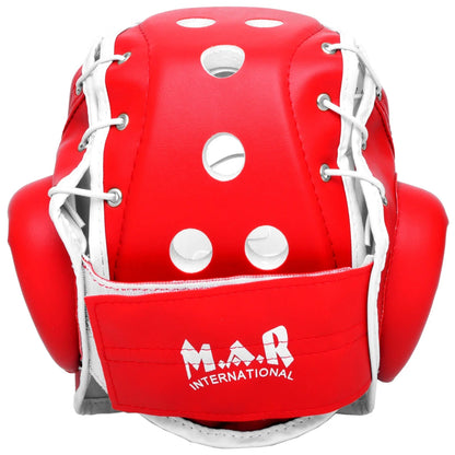 MAR-133A | Red Transparent Mask Head Guard - Head Guard