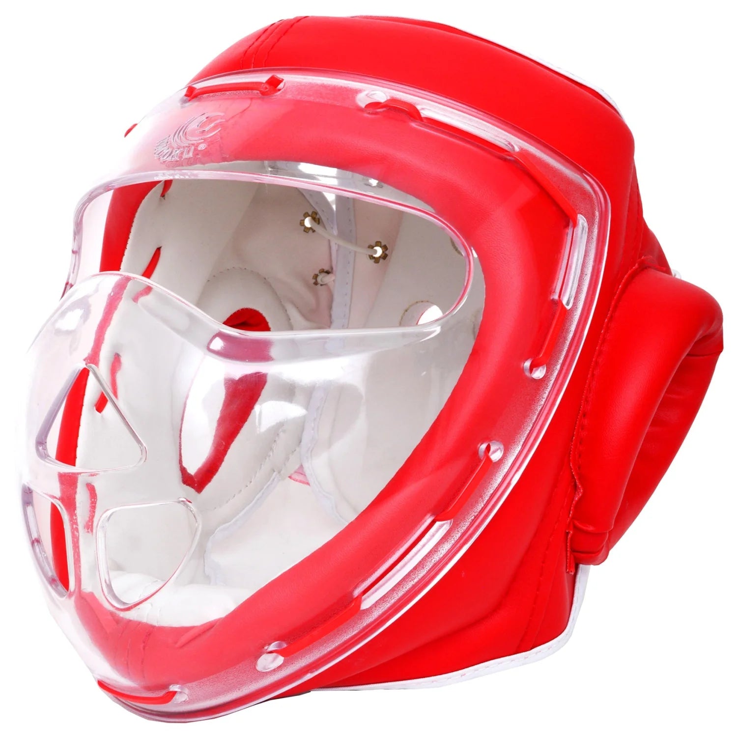 MAR-133A | Red Transparent Mask Head Guard - Head Guard