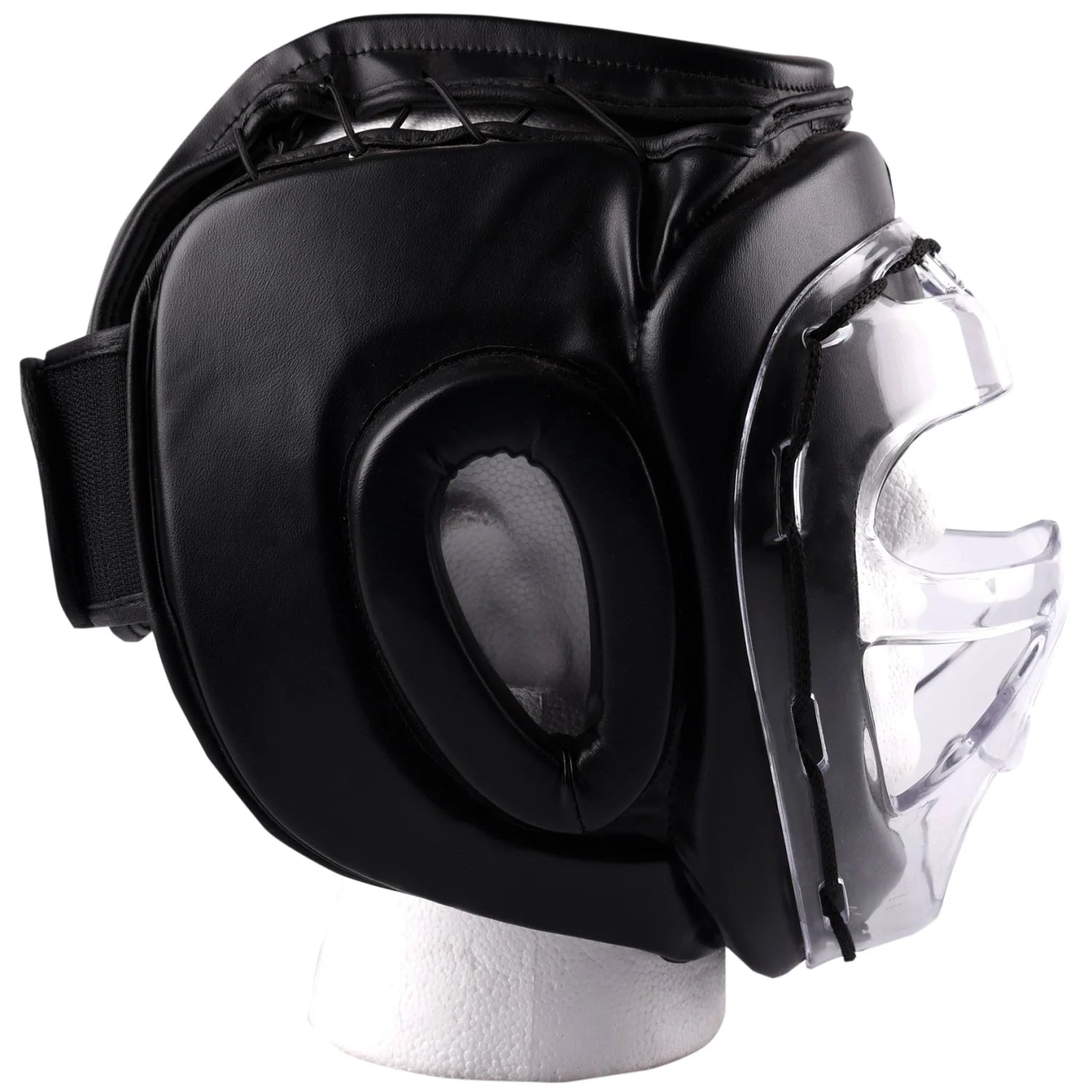 MAR-133B | Black Transparent Mask Head Guard - Head Guard