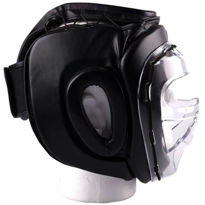MAR-133B | Black Transparent Mask Head Guard - Head Guard