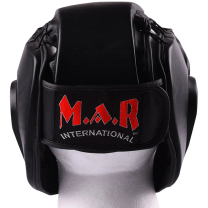 MAR-133B | Black Transparent Mask Head Guard - Head Guard