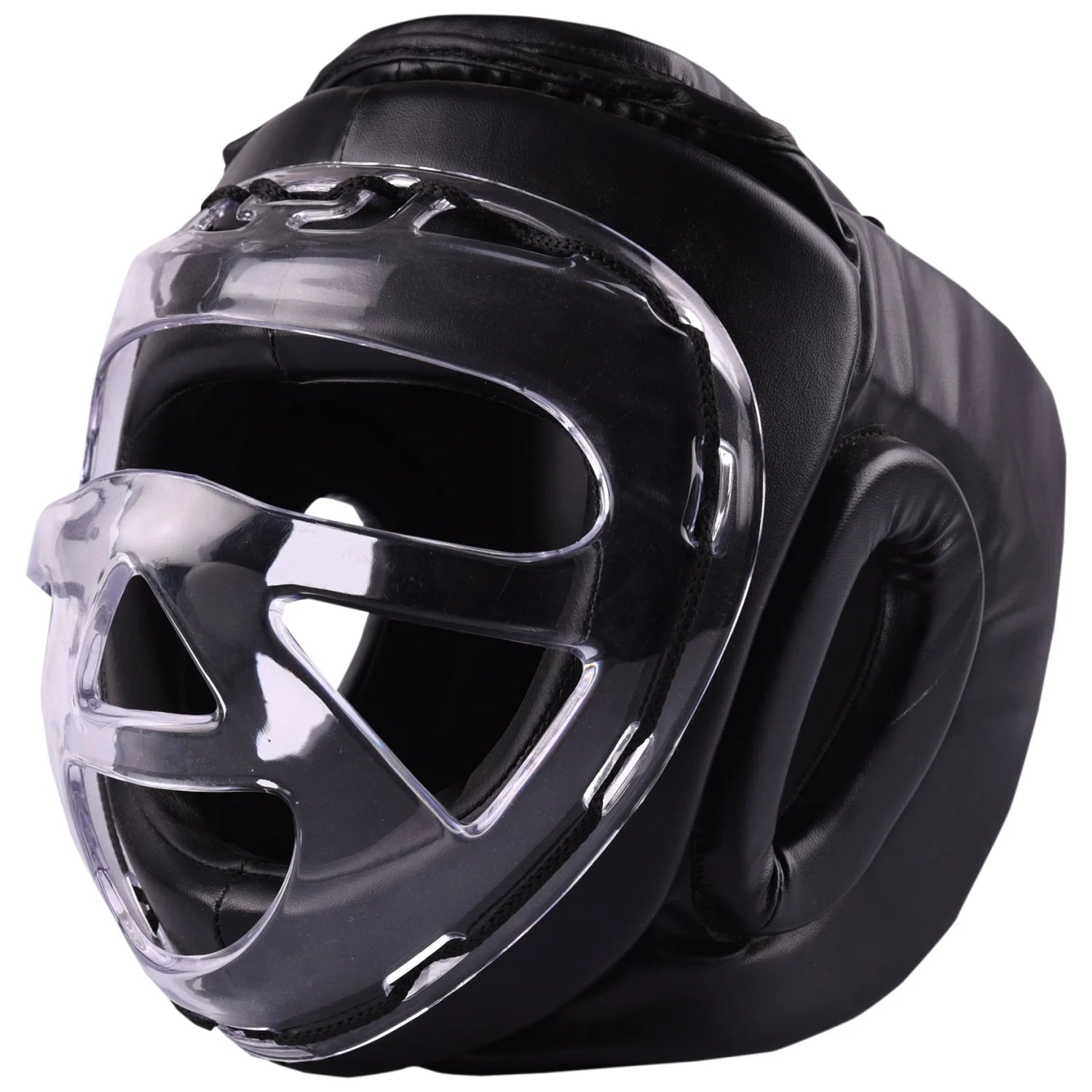 MAR-133B | Black Transparent Mask Head Guard - Head Guard