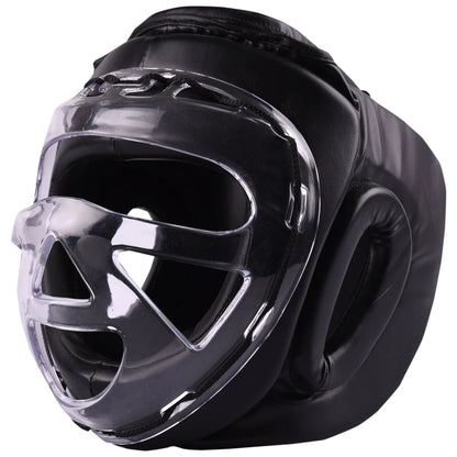 MAR-133B | Black Transparent Mask Head Guard - Head Guard