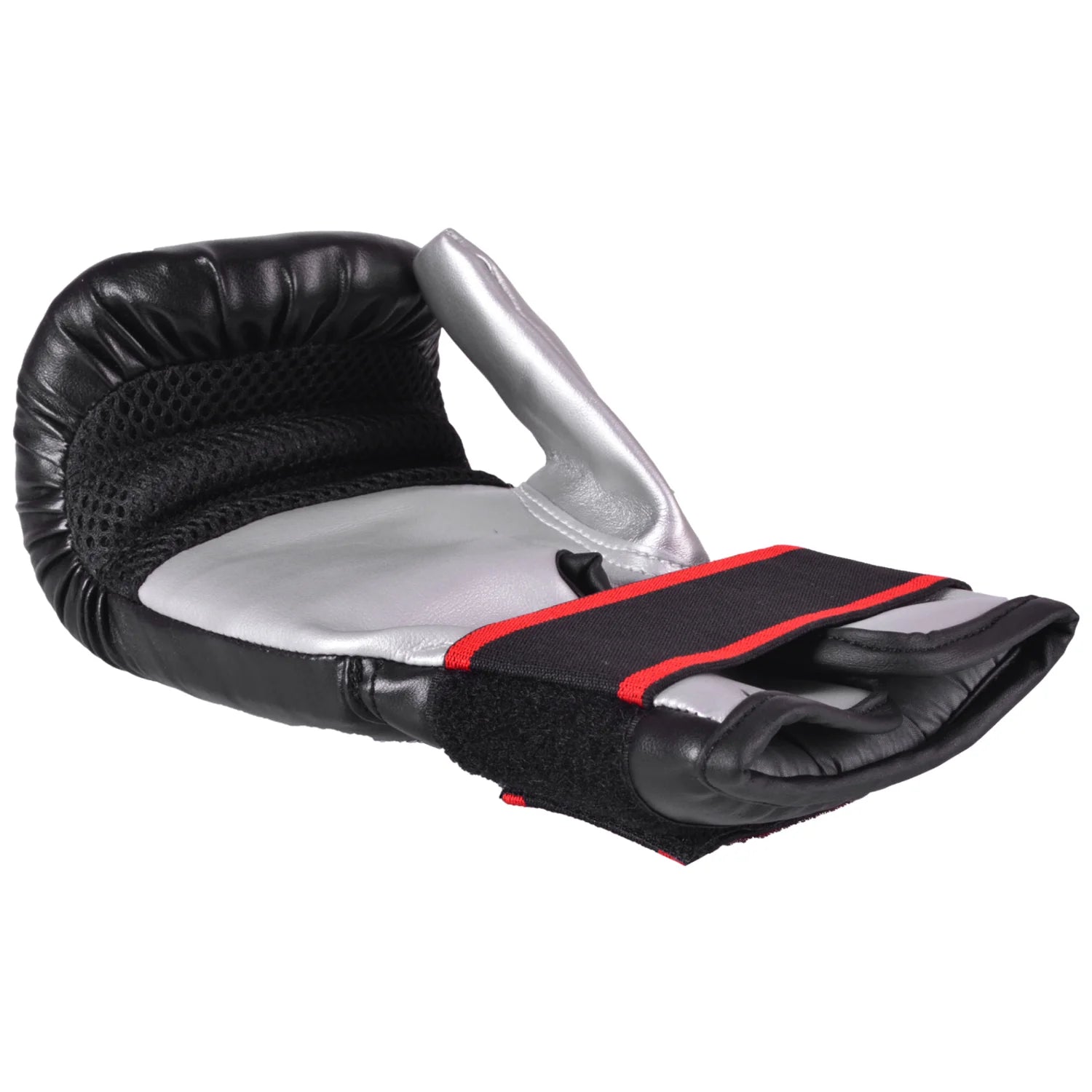 MAR-138 | Black & Silver Punching Mitt For Club Training - Gloves