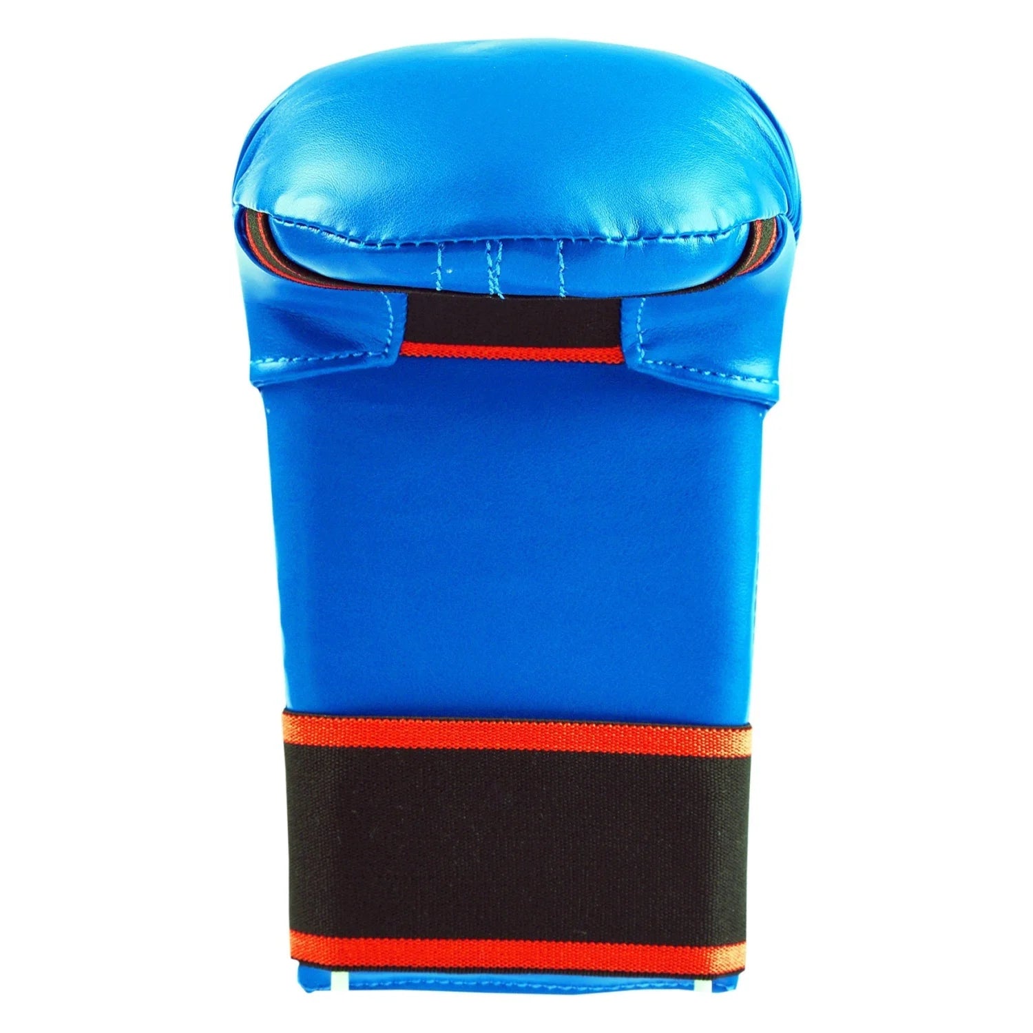 MAR-141B | Blue Karate Gloves w/ Moulded Padding - Compact Gloves