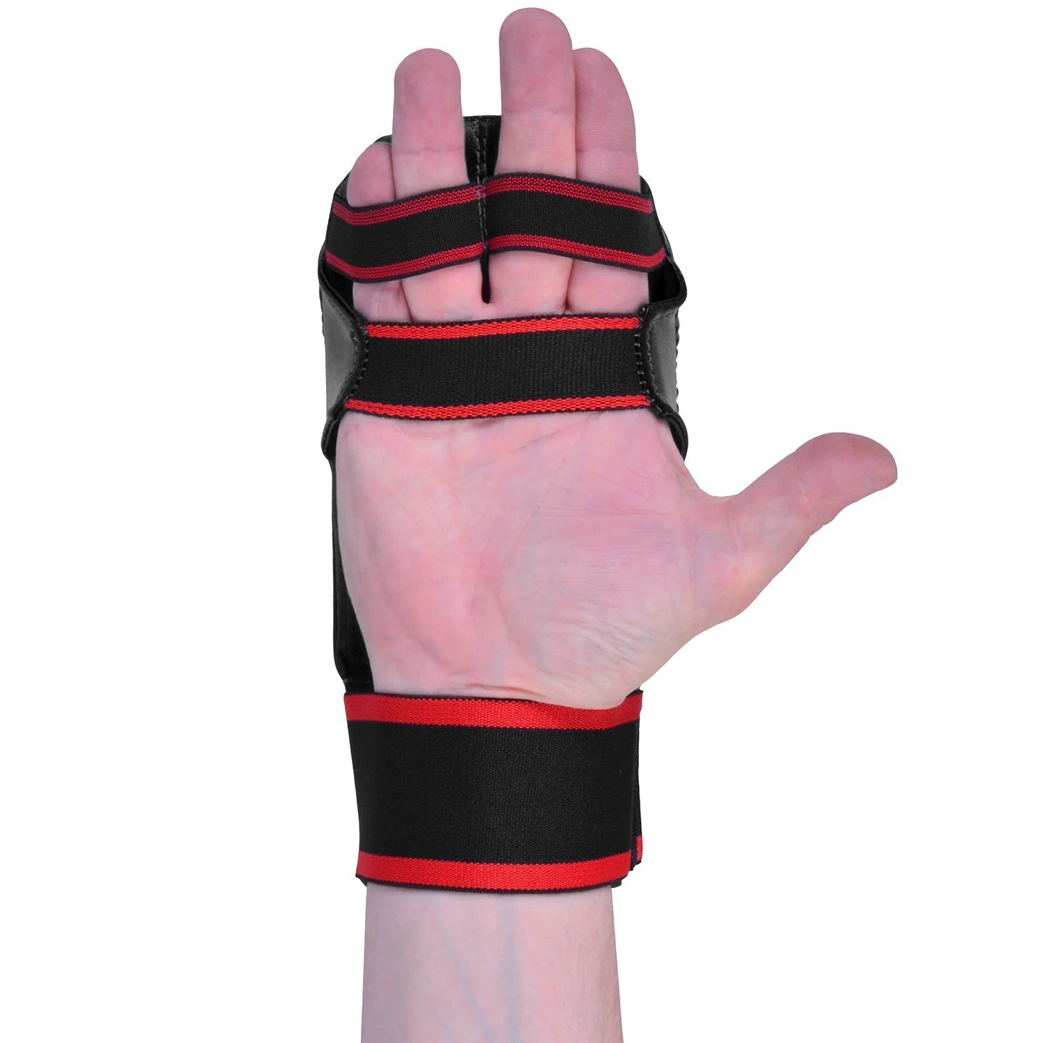 MAR-142D | Black Karate Gloves w/ Moulded Padding - Compact Gloves
