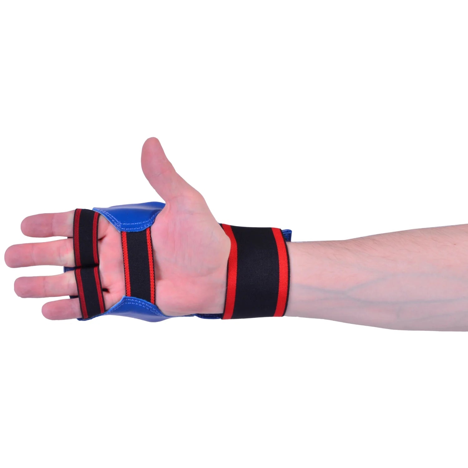 MAR-145C | Blue Open Palmed Wuku Mitts - Compact Gloves