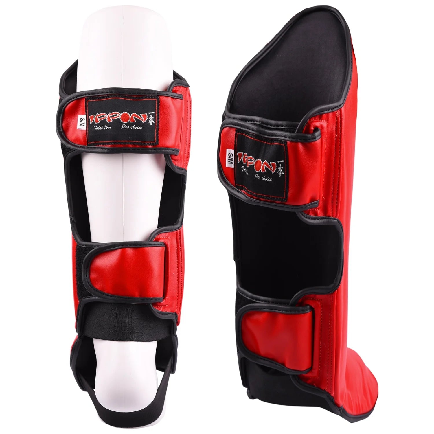 MAR-148A | Red Kickboxing & Thai boxing IPPON Shin & Instep - Pads