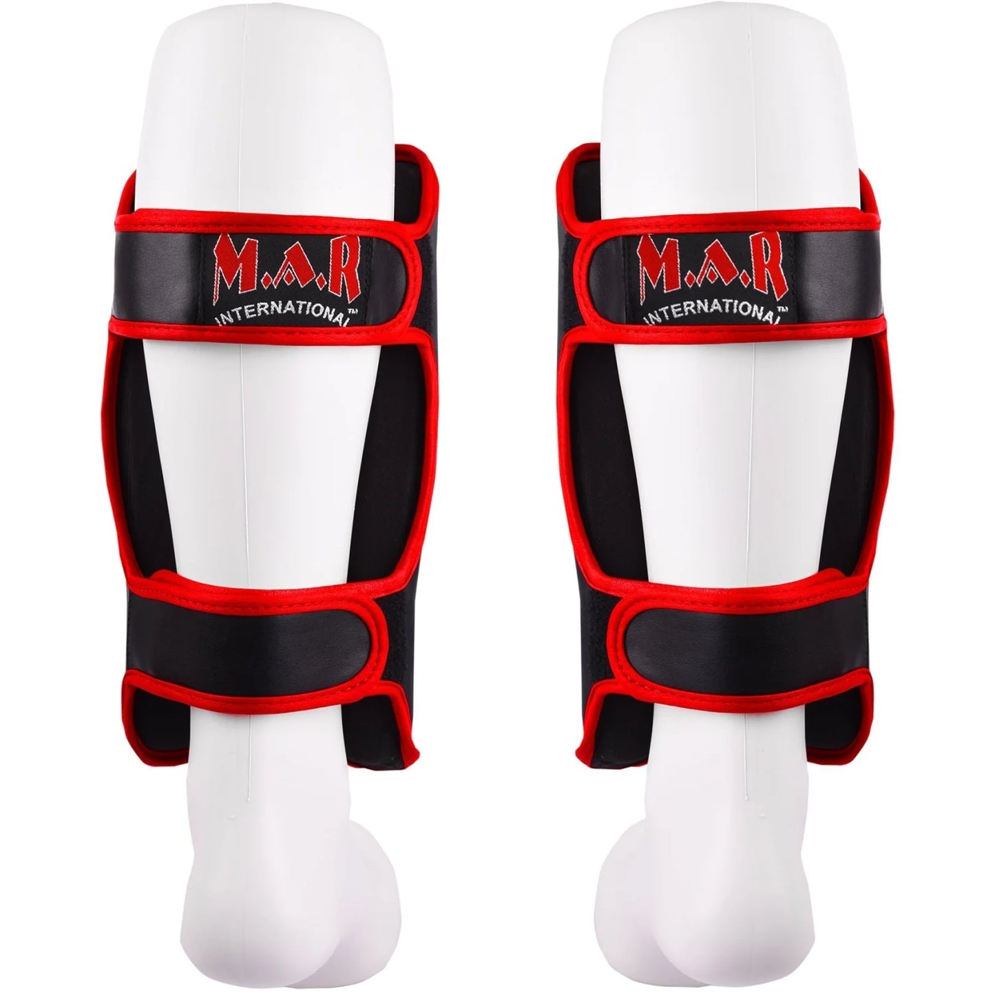 MAR-153B | Multilayered Black Shin Guards - Pads