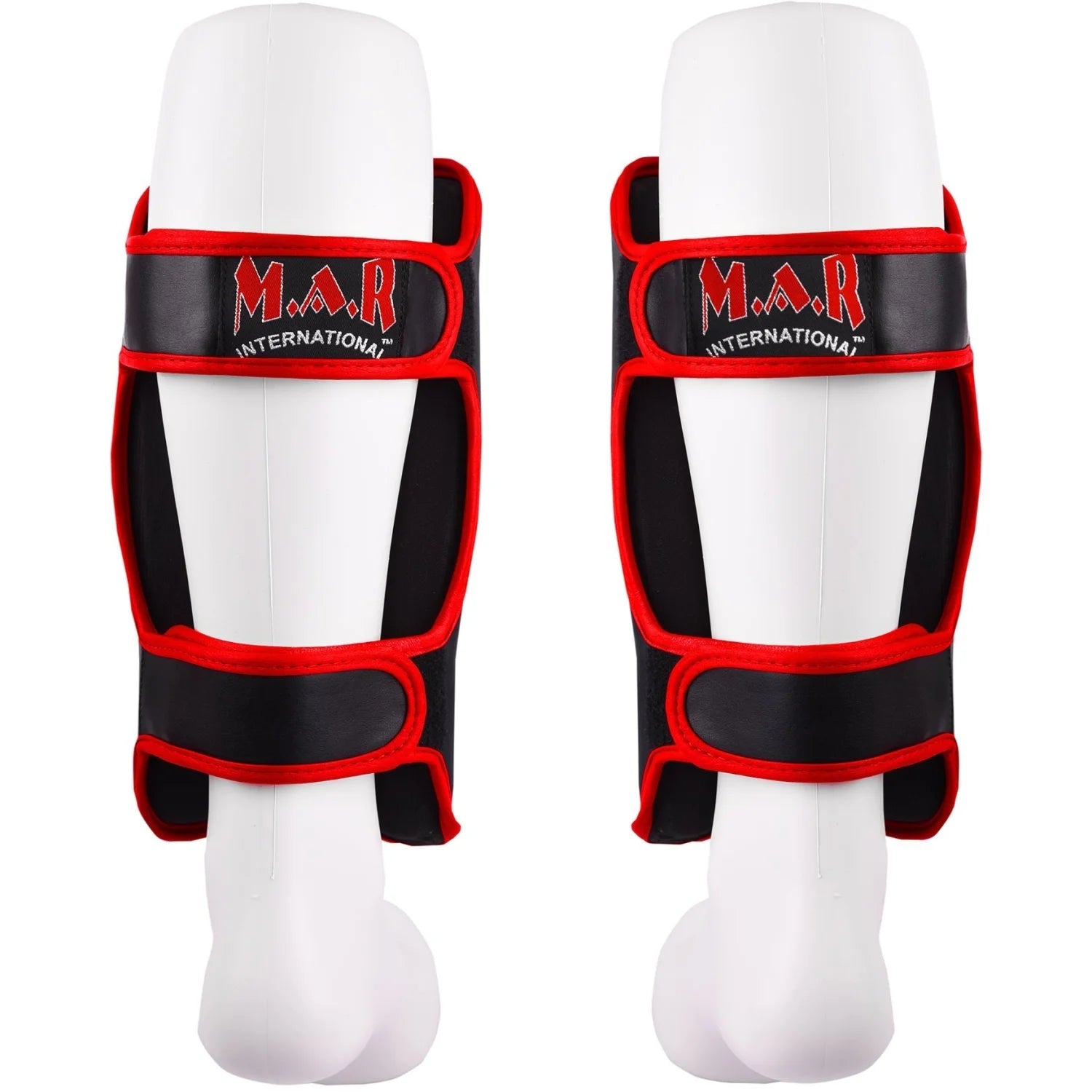MAR-153B | Multilayered Black Shin Guards - Pads