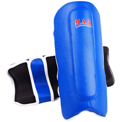 MAR-153C | Multilayered Blue Shin Guards - Pads