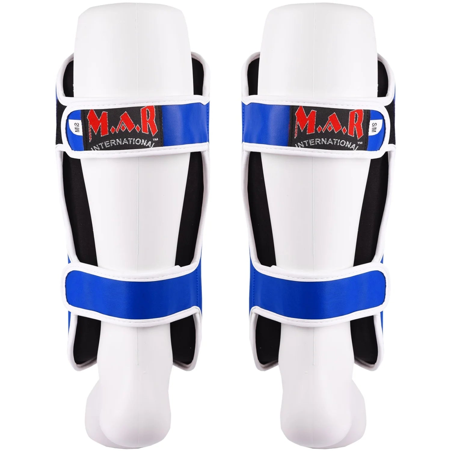 MAR-153C | Multilayered Blue Shin Guards - Pads