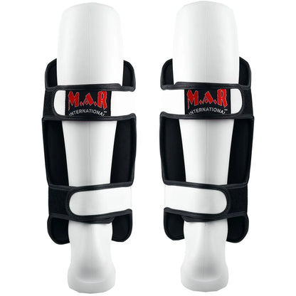 MAR-153D | Multilayered White Shin Guards - Pads