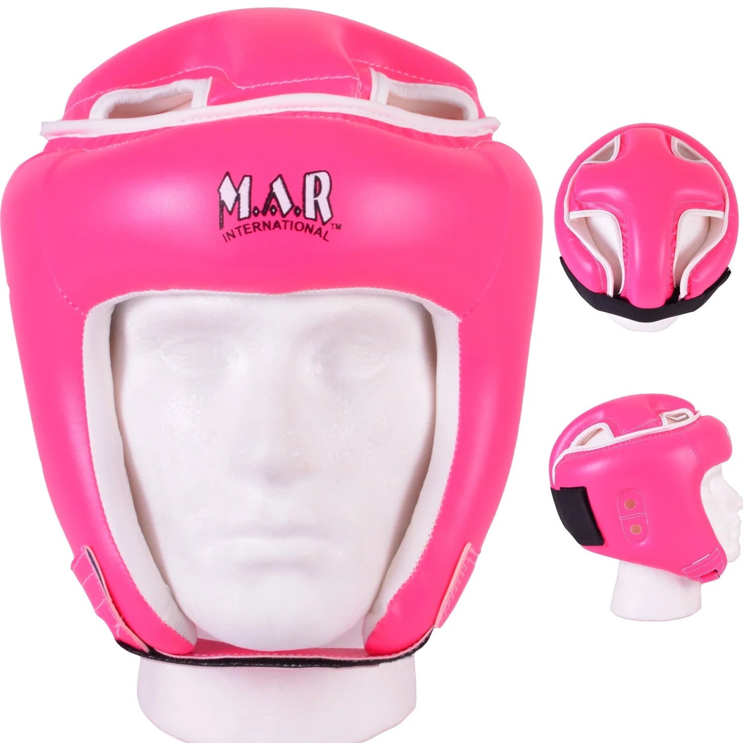 MAR-156 | Pink Kickboxing Head Guard for Women - Head Guard
